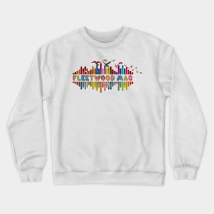 Tone Color Wave With Name-Fleetwood Mac Crewneck Sweatshirt